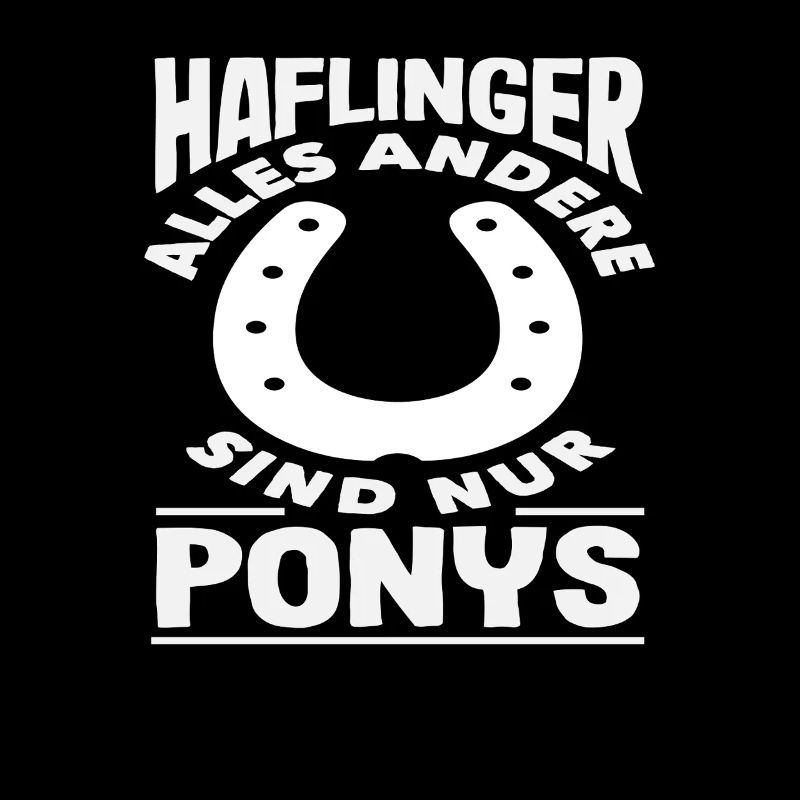 Haflinger Ponys Reiten Pferde Spruch Liebe Tier