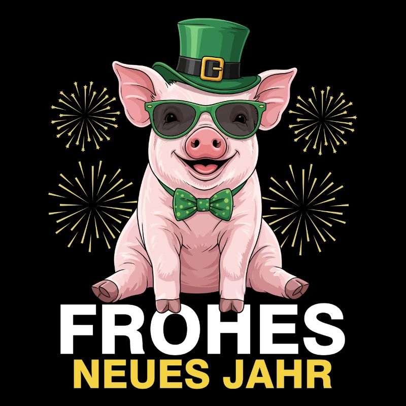 Happy New Year Lucky Pig