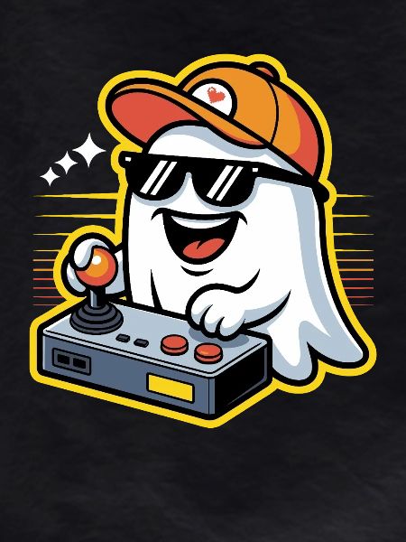 Retro Gamer Halloween Ghost