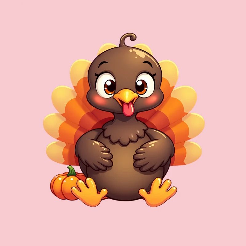Bébé dinde de Thanksgiving