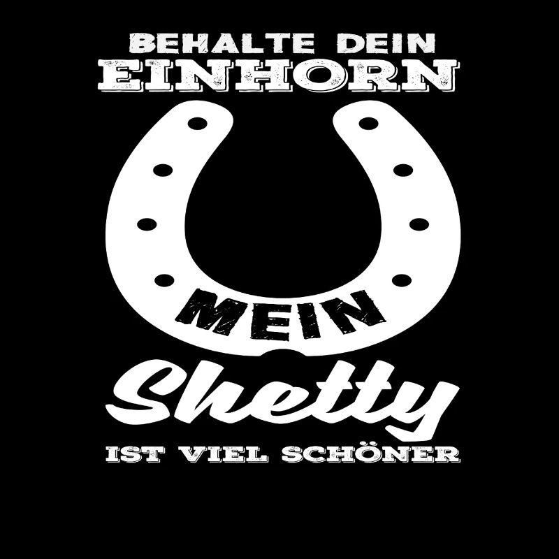 Einhorn Shetty Pferdemädchen Reiten Ponyfans