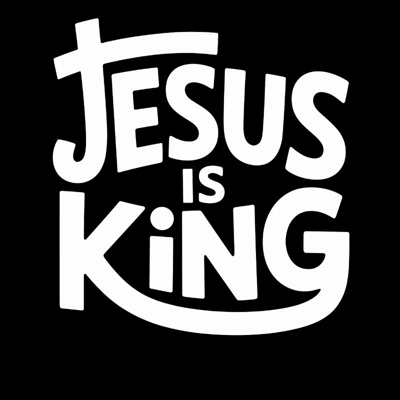 Jesus Is King Christlich Kreuz Glaube