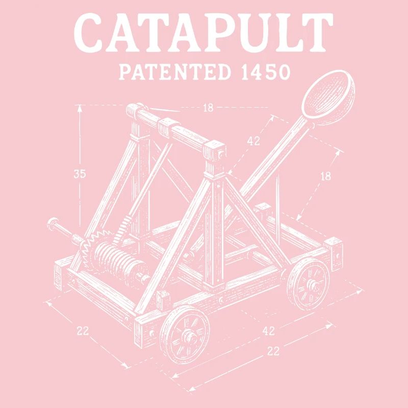 Catapult Mechanical Blueprint design