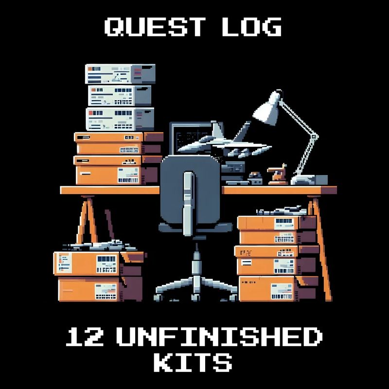 Questlog: 12 unfertige Kits | Modellbau