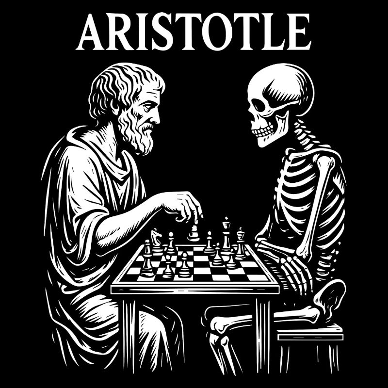 Aristoteles gegen Skeleton Schach
