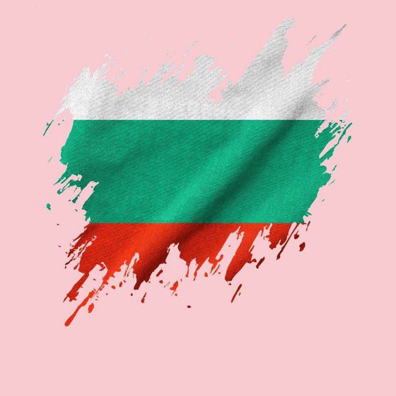 Drapeau bulgare, style déchiré