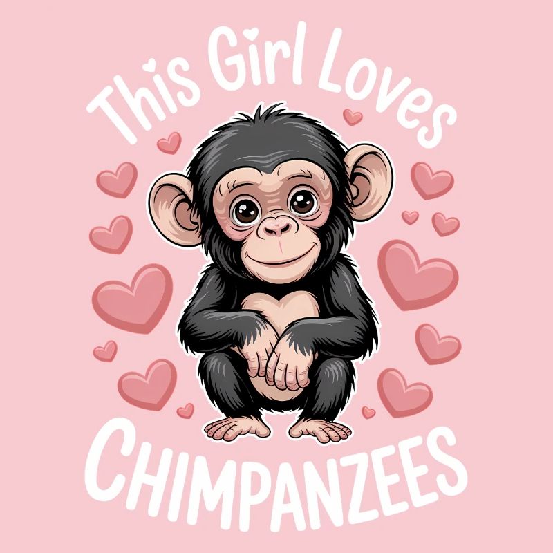 Chimpanzee Saying Monkey Funny Chimpanzee Gift