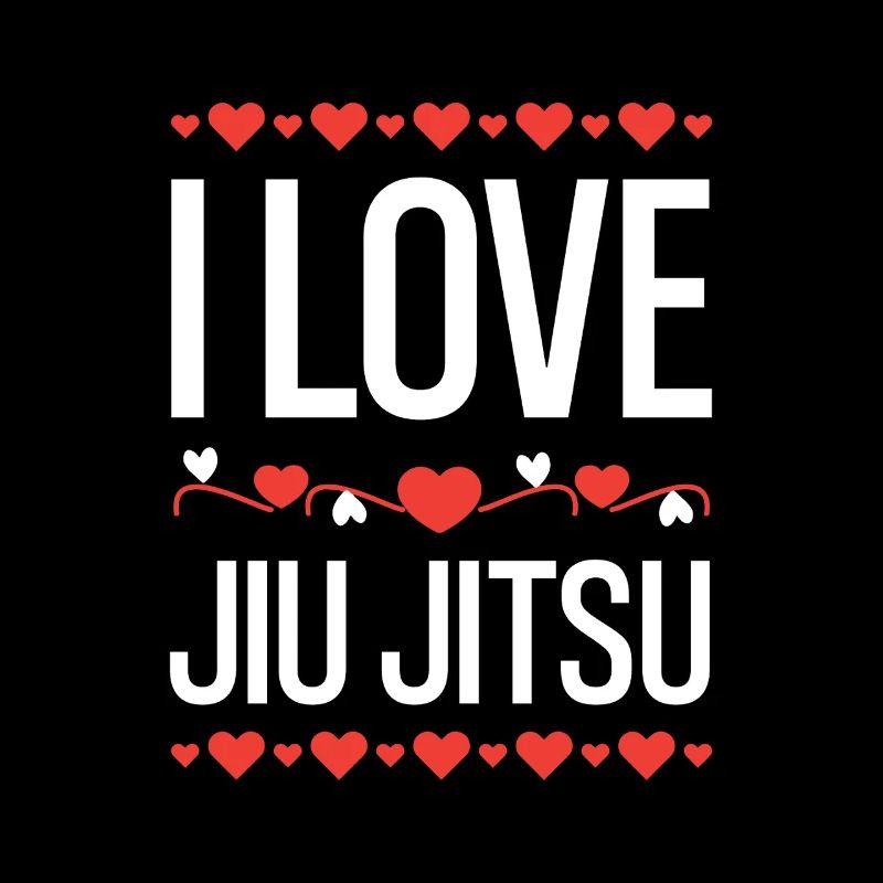 J’aime les cœurs de Jiu Jitsu