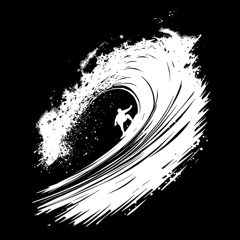 Surfeur Design Illustration