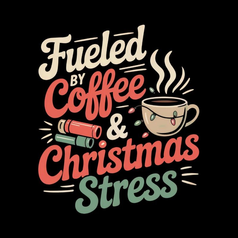 Alimenté par le café et le stress de Noël – Kaffee Humor