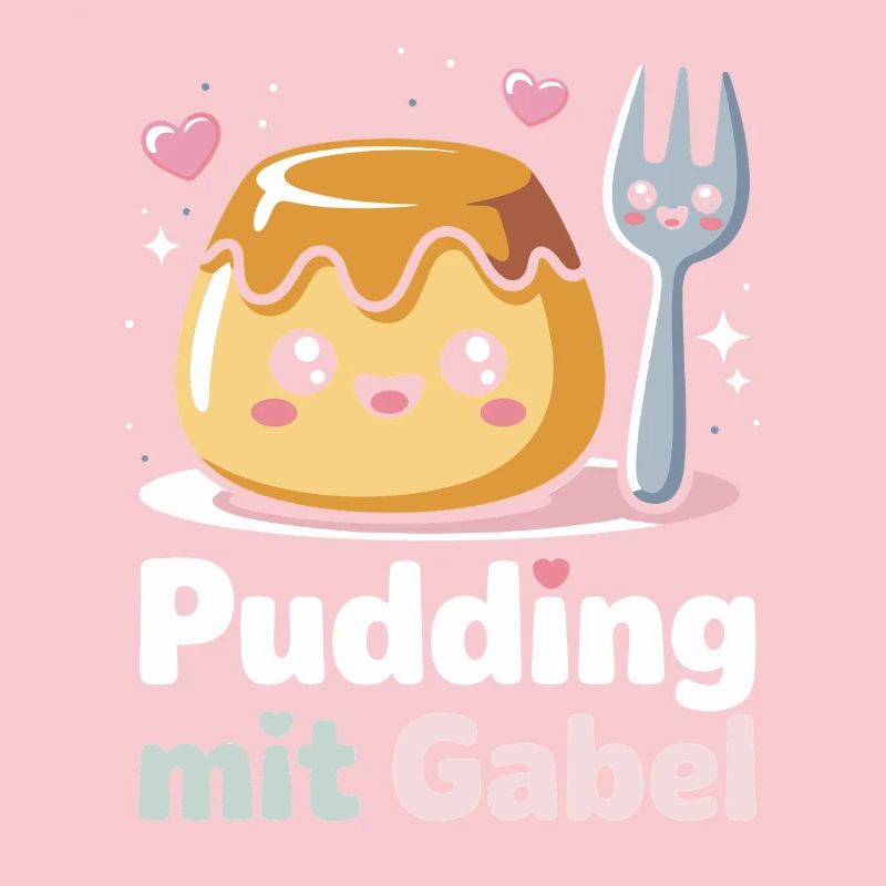Pudding Mit Gabel