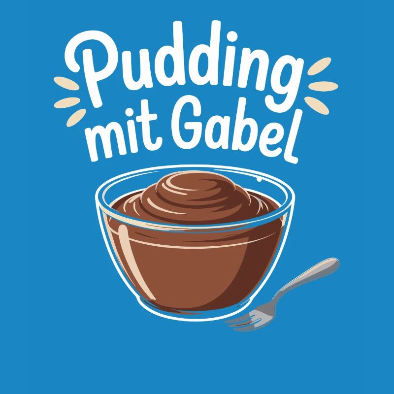 Pudding Mit Gabel