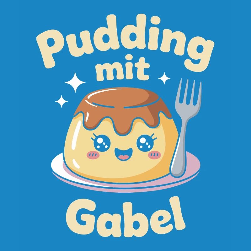 Pudding Mit Gabel