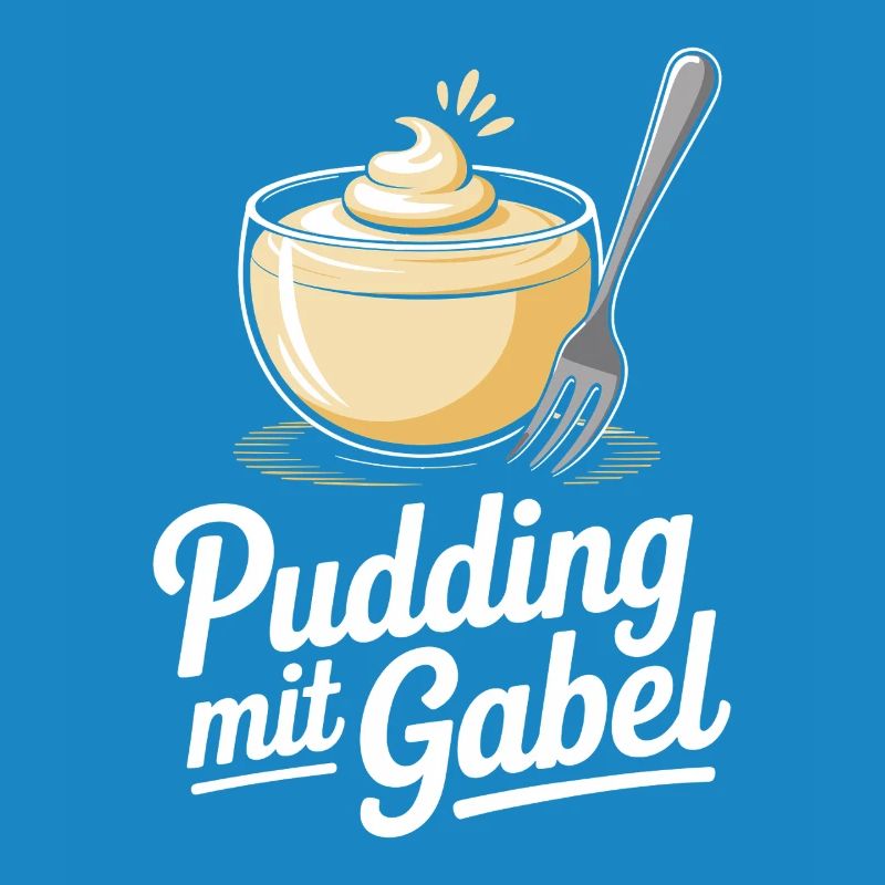 Pudding Mit Gabel