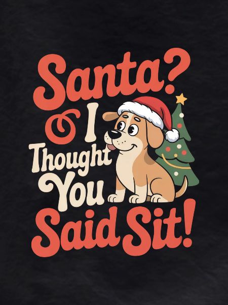 Funny Christmas Dog
