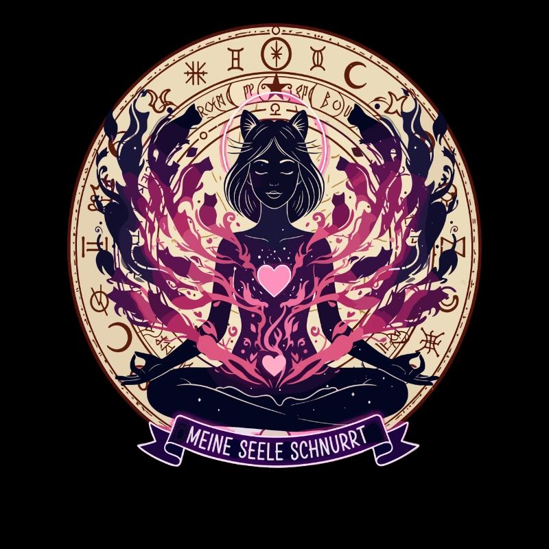 Mon âme ronronne - Chat mystique