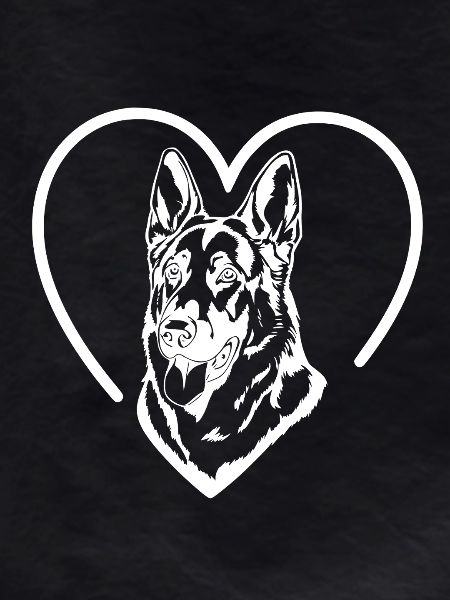 German Shepherd Heart