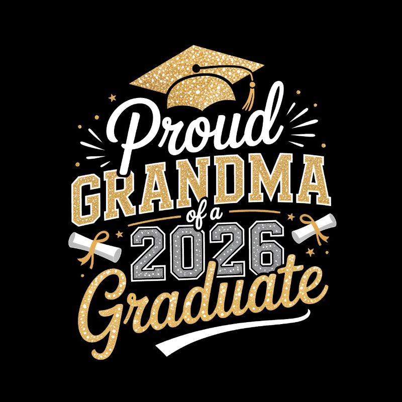 Fière grand-mère diplômée 2026