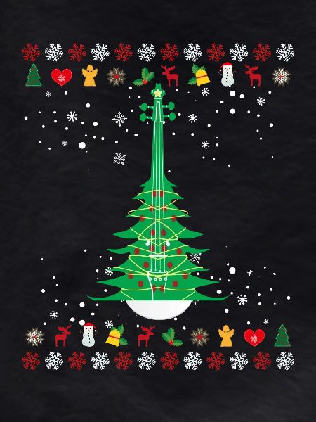 Geige Weihnachtsbaum