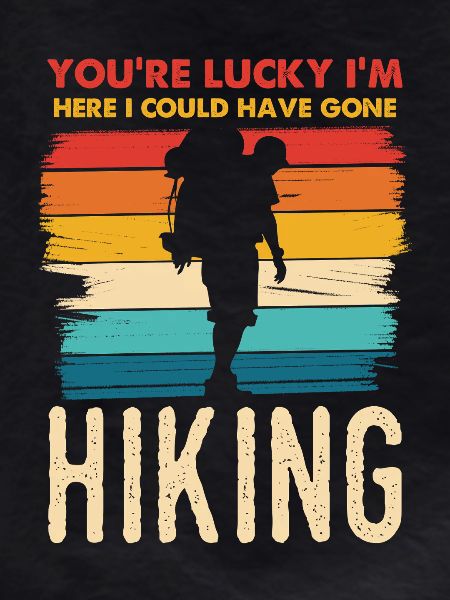 Rainbow Hiking Silhouette