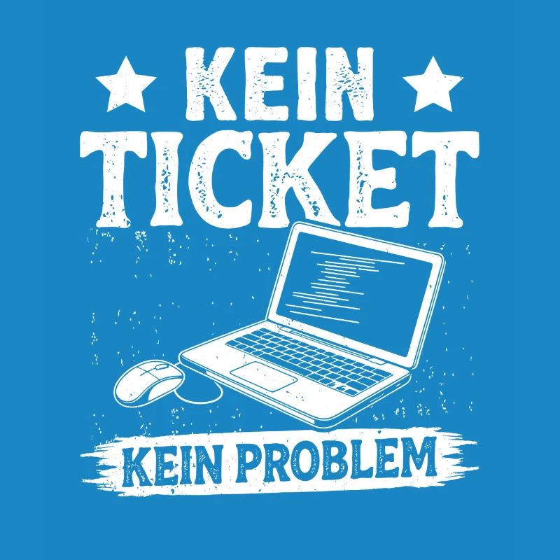 Ordinateur de nerd PAS DE TICKET PAS DE PROBLÈME DRÔLE