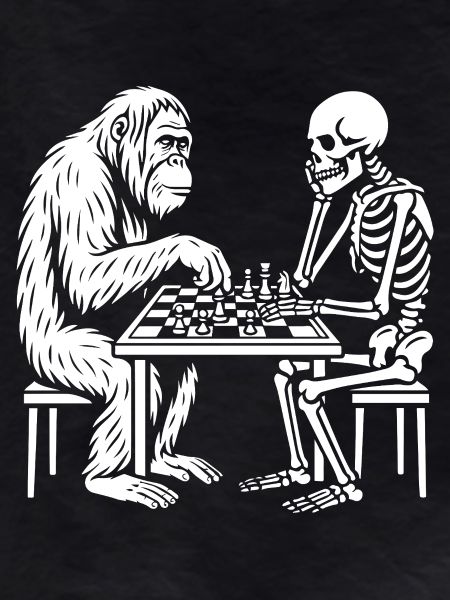 Primate vs Skeleton Chess Duel