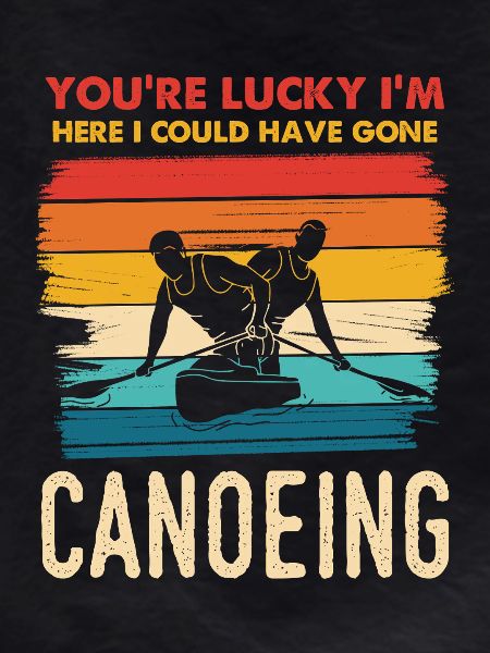 Canoe Saying Rainbow Style