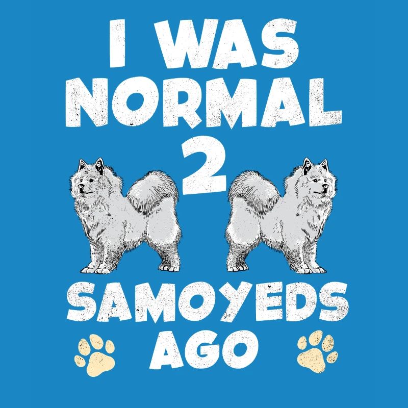 J’étais normal devant deux Samoyèdes