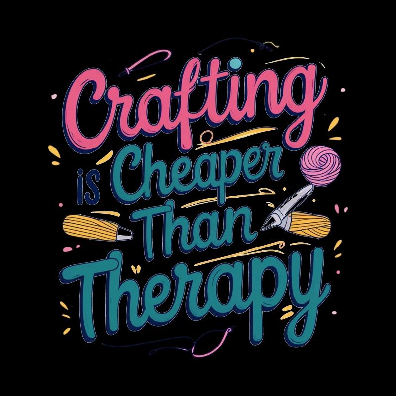 Crafting is cheaper than therapy