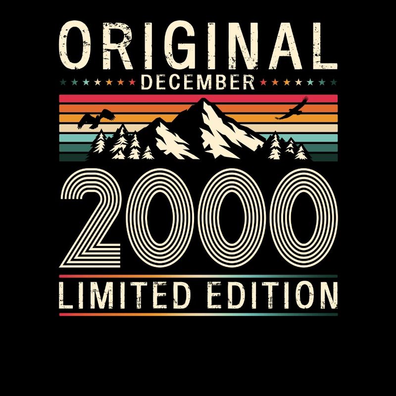 25e anniversaire Original Décembre Année 2000