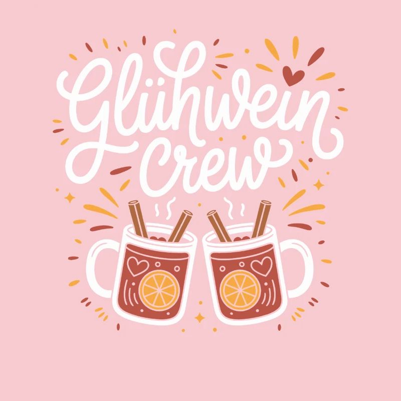 Équipe du vin chaud Marché de Noël joyeux