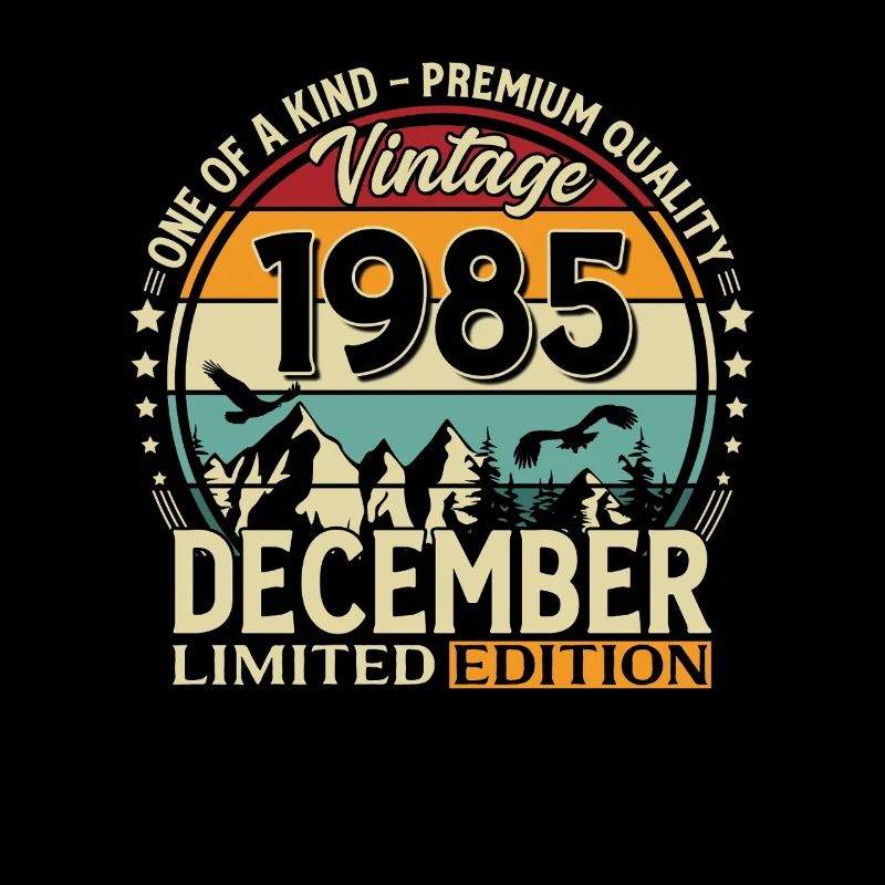 40e anniversaire Millésime décembre Millésime 1985