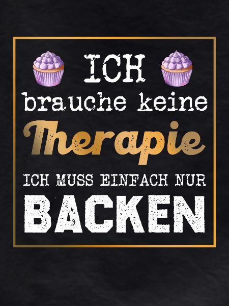 Baking instead of therapy saying