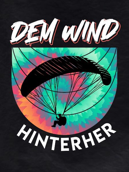 Paraglider FOLLOWING THE WIND Funny