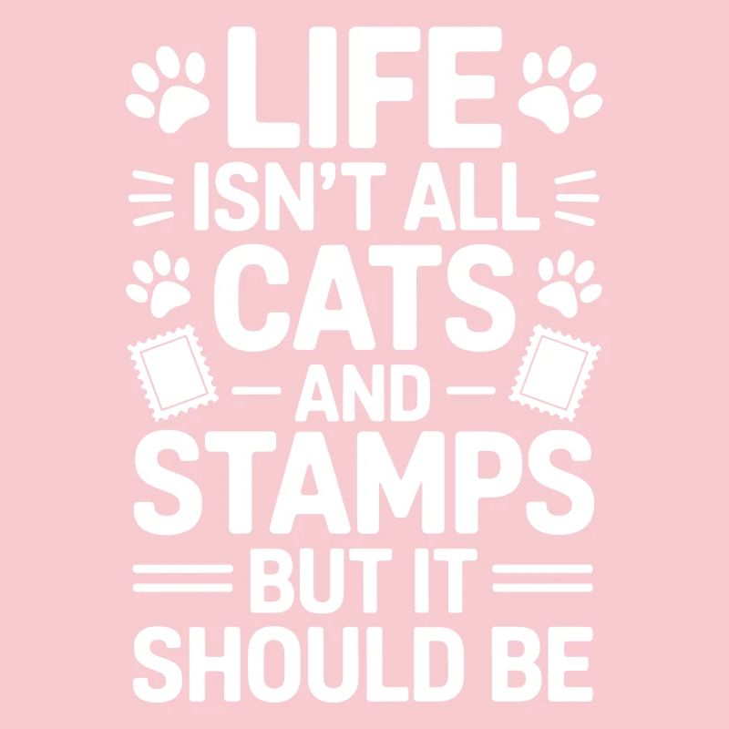 Briefmarken Spruch Katze Witz Briefmarken Geschenk