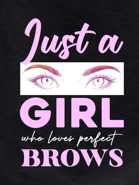 Pink Brow Love Design