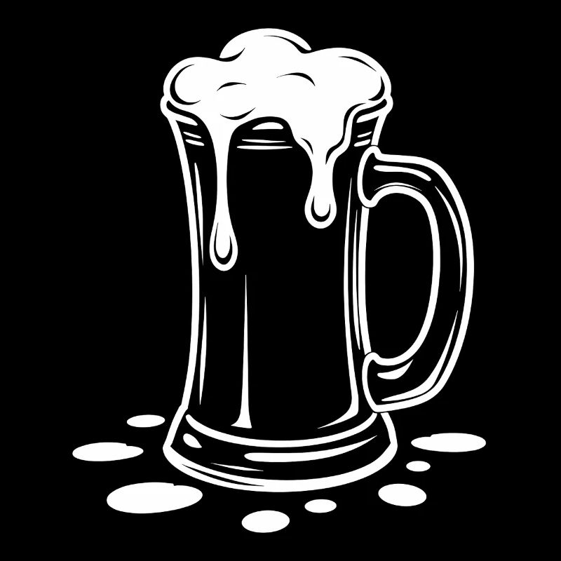 Overflowing Beer Mug Foam Party