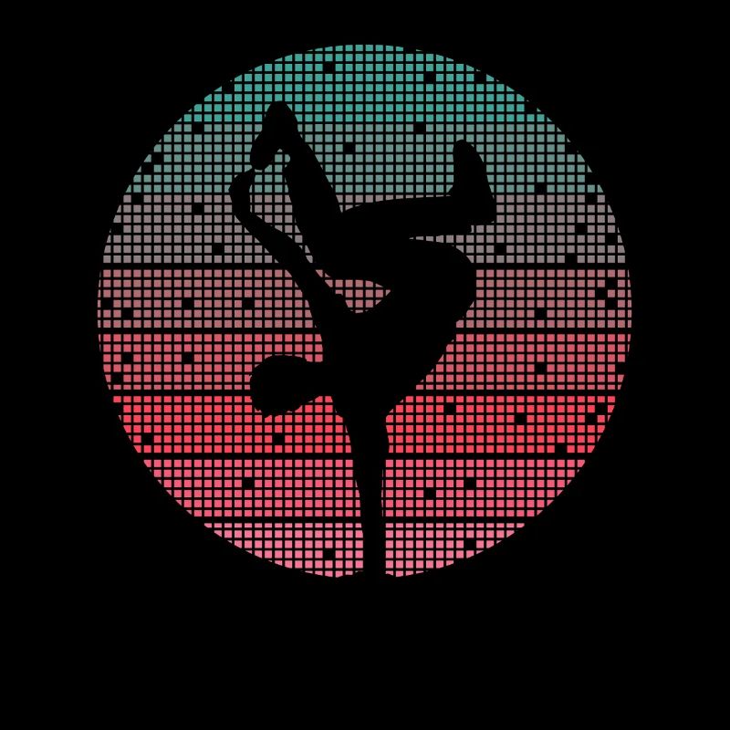 Breakdance Dance Breakdancer Retro Breakdancer