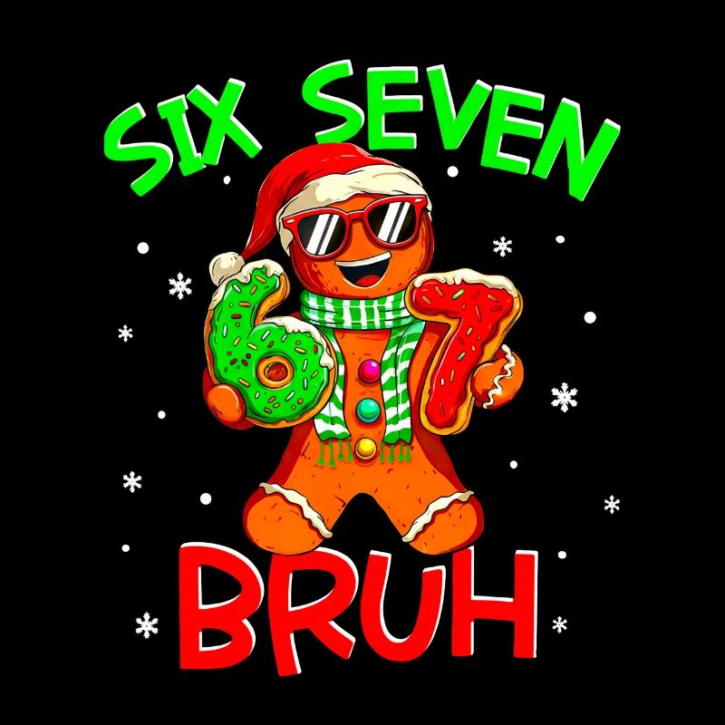 67 Christmas 6 7 Meme Gingerbread