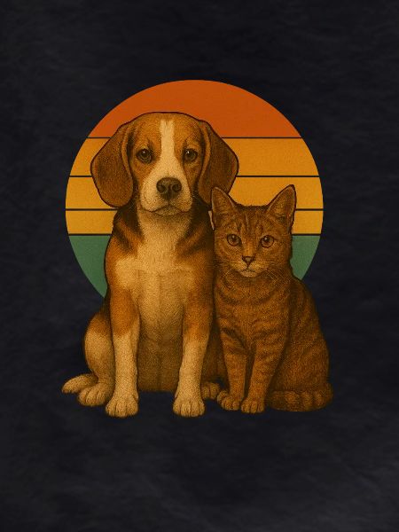 Beagle and Cat