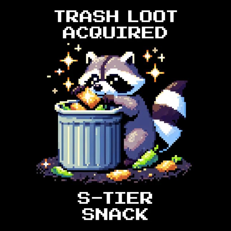 Trash Loot | Raccoon Snack