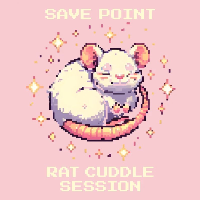Savepoint : Temps de câlin au rat | Rat de couleur