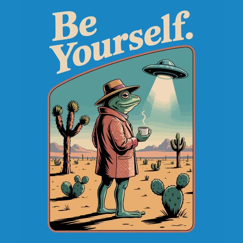 Be Yourself Cool Toad 