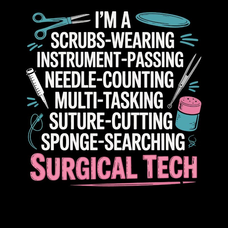 Surgical Tech Power Word Art