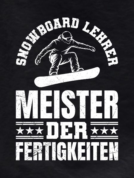 Snowboarder SNOWBOARD INSTRUCTOR MASTER