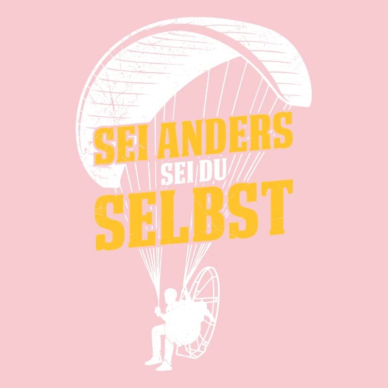 Gleitschirm SEI ANDERS SEI DU SELBST Lustiges