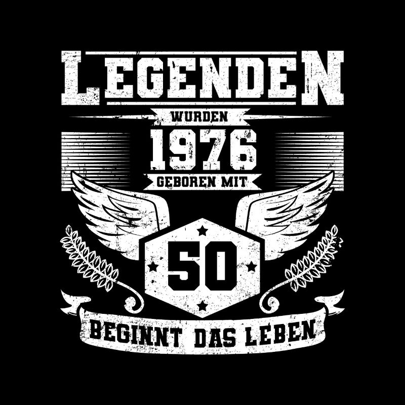 50 Geburtstag 1976 Legenden Grunge Leben beginnt