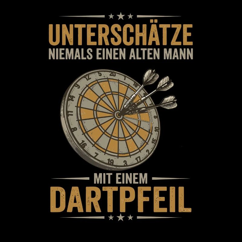 Old man with a dart – never underestimate him!