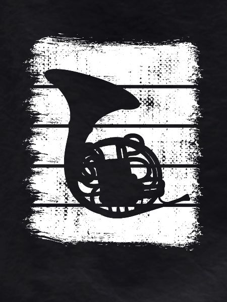 Sketch French horn