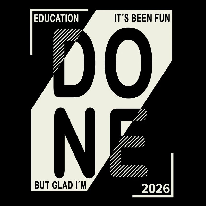 Done 2026 – Ausbildung geschafft Design
